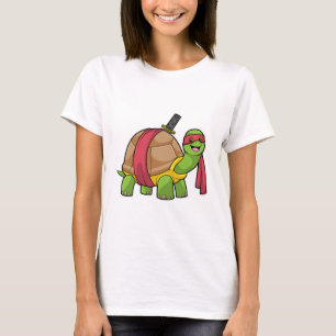 Turtle at Martial arts with Sword T-Shirt
