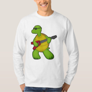 Turtle at Music with Guitar & Sunglasses T-Shirt