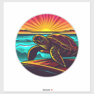 Turtle at Sunset, Inspiring Nature Design