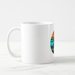 Turtle at Sunset, Inspiring Nature Design Coffee Mug