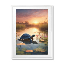 Turtle at Sunset