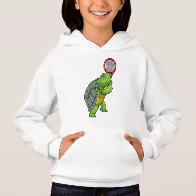 Turtle at Tennis with Tennis racket (Front)
