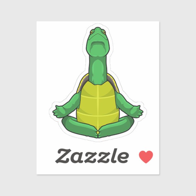 Turtle at Yoga Meditation (Sheet)