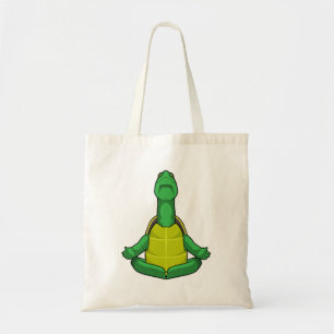 Turtle at Yoga Meditation Tote Bag