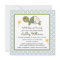 Turtle Baby Shower Invites With Daisies For Boys
