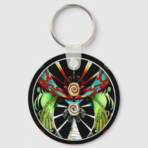 Turtle Balance Key Ring