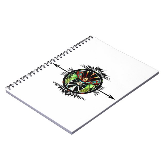 Turtle Balance  Spiral Notebook (Left Side)