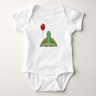 Turtle Balloon Baby Bodysuit