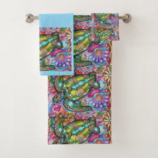 Turtle Bath Towel Set