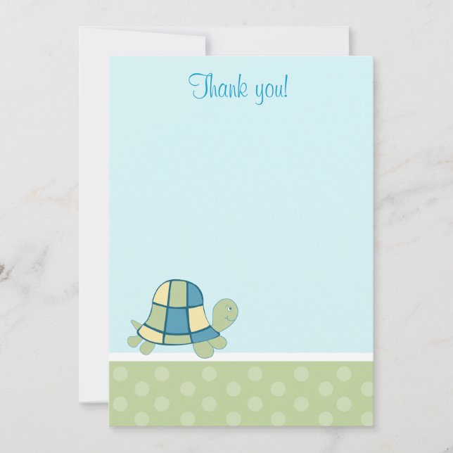Turtle Bay Flat Card Thank You note (Front)