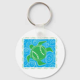 Turtle Beach Softball Key Ring