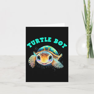 Turtle Boy Earth Day Favours Earth Day Card