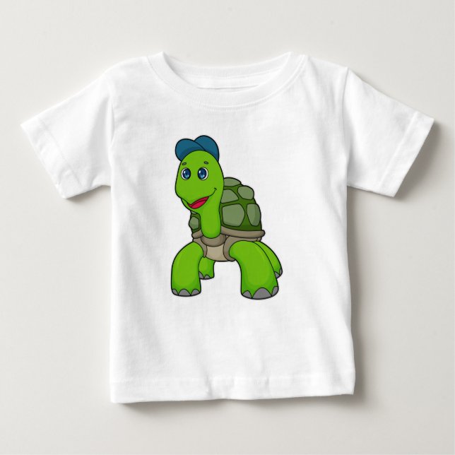 Turtle Cap Baby T-Shirt (Front)