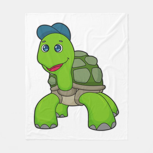 Turtle Cap Fleece Blanket (Front)