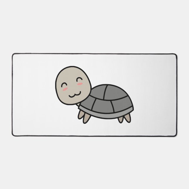 Turtle cartoon animal desk mat (Front)