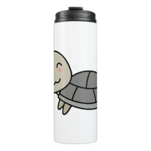 Turtle cartoon animal thermal tumbler