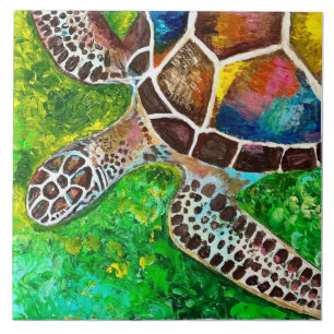 Turtle Ceramic Tile