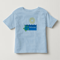 Turtle Chillaxing Design - Toddler Fine Jersey T-S
