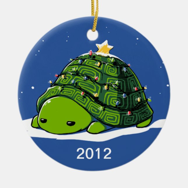 Turtle Christmas Ornament (Front)
