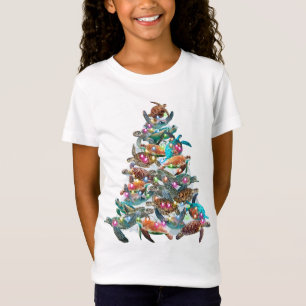 Turtle Christmas Tree Ornament Xmas Tree Toppers T-Shirt