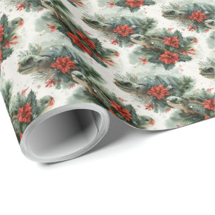 Turtle Christmas  Wrapping Paper