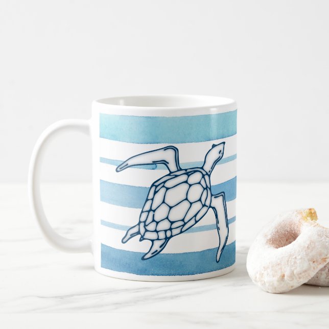 Turtle Coffee Mug (With Donut)