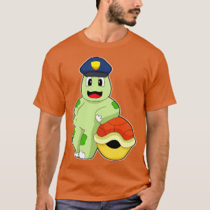 Turtle Cop Police hat Police T-Shirt