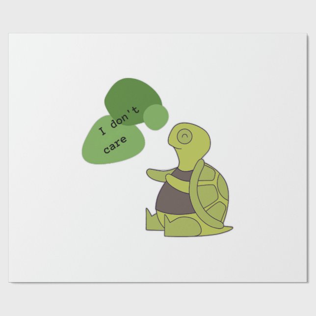 Turtle Copy Copy Copy Copy Copy Copy Copy Copy Cop Wrapping Paper (Flat)