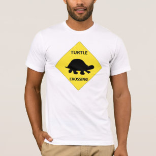 Turtle crossing sign T-Shirt
