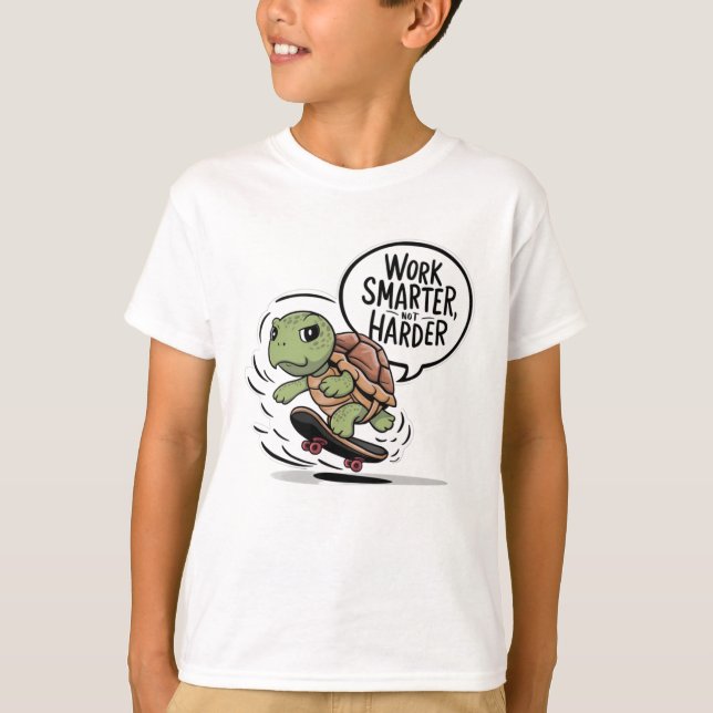 turtle cruising skateboard T-Shirt (Front)