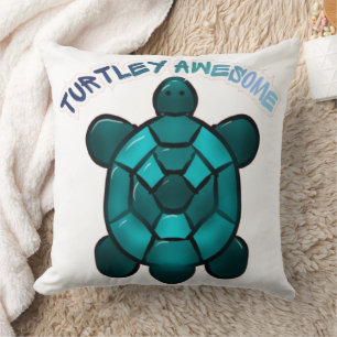  Turtle Cute Pun Funny Animal Gift Cushion