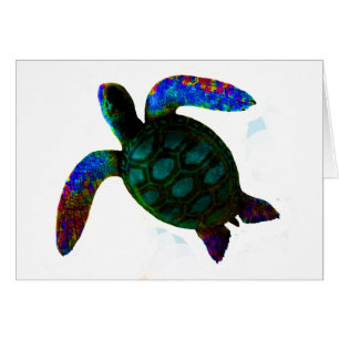 Turtle Cyan The MUSEUM Zazzle Gifts