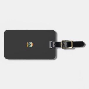 Turtle Dad Retro Sunset Vintage Engraving Vector D Luggage Tag