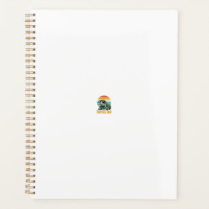 Turtle Dad Retro Sunset Vintage Engraving Vector D Planner