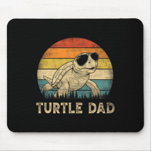 Turtle Dad Turtle Lovers Daddy Father's Day Mouse Pad