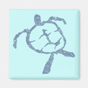 turtle-dark blue magnet
