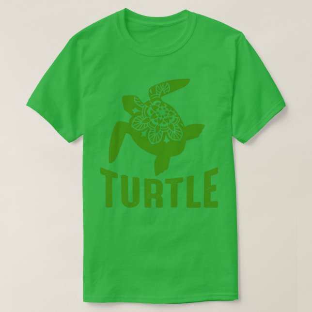 Turtle Design 1 T-Shirt (Design Front)