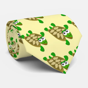 Turtle Design Tie