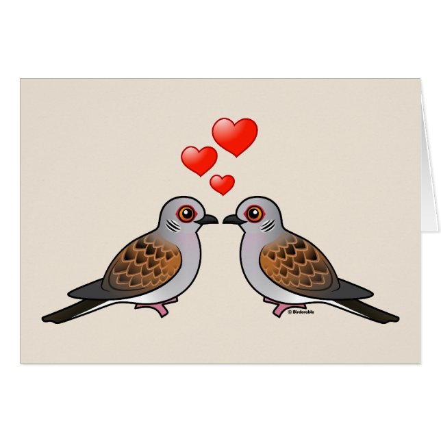 Turtle Doves in Love (Front Horizontal)