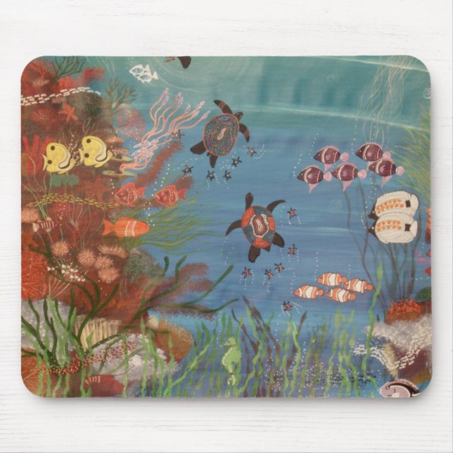 Turtle Dreaming IV Mouse Pad (Front)