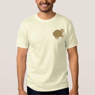 Turtle embroidered men's t-shirt