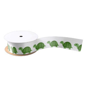 Turtle Emoji Satin Ribbon