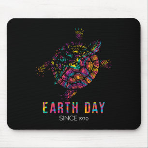 Turtle Environmental Protection Earth Day Since 19 Mouse Pad
