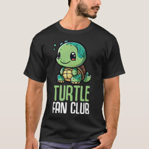 Turtle Fan Club Tortoise Zoo Kids Boys Girls 8 T-Shirt