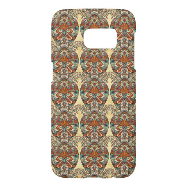 Turtle Floral Pattern Case-Mate Samsung Galaxy Case (Back)