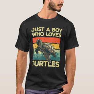 Turtle For Men Boys Tortoise Ocean Turtles Sea Ani T-Shirt