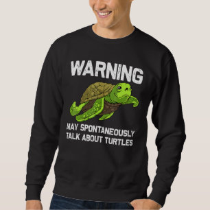 Turtle For Men Women Sea Turtle Land Water Animal Sweatshirt