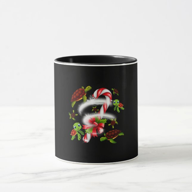 Turtle  Gift | Turtle Candy Sweet Christmas Mug (Center)