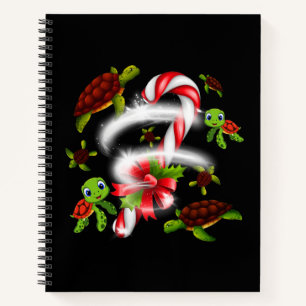 Turtle  Gift   Turtle Candy Sweet Christmas Notebook