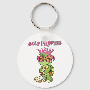 Turtle Golf Princess Key Ring